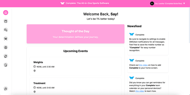 Professional Organizations Dashboard 2