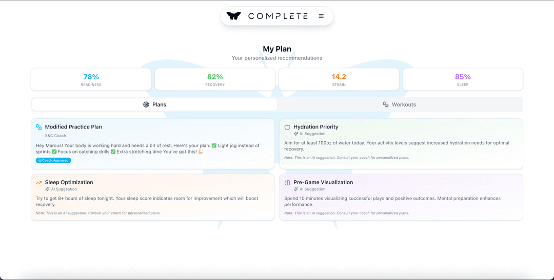 Feature preview on desktop